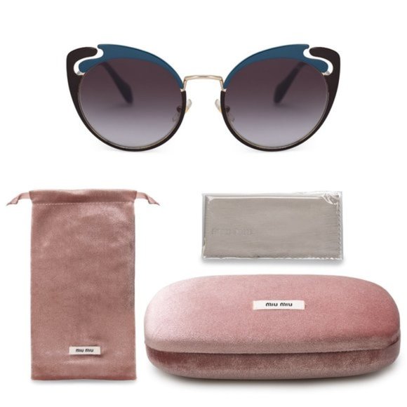Miu Miu Purple Cat Eye Sunglasses - Picture 5 of 5
